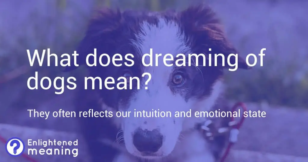 What does dreaming of dogs mean