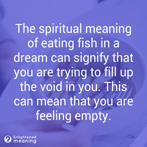 Spiritual Meaning of Eating Fish in a Dream