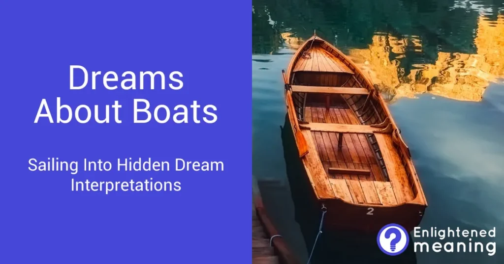 All About Dreams About Boats
