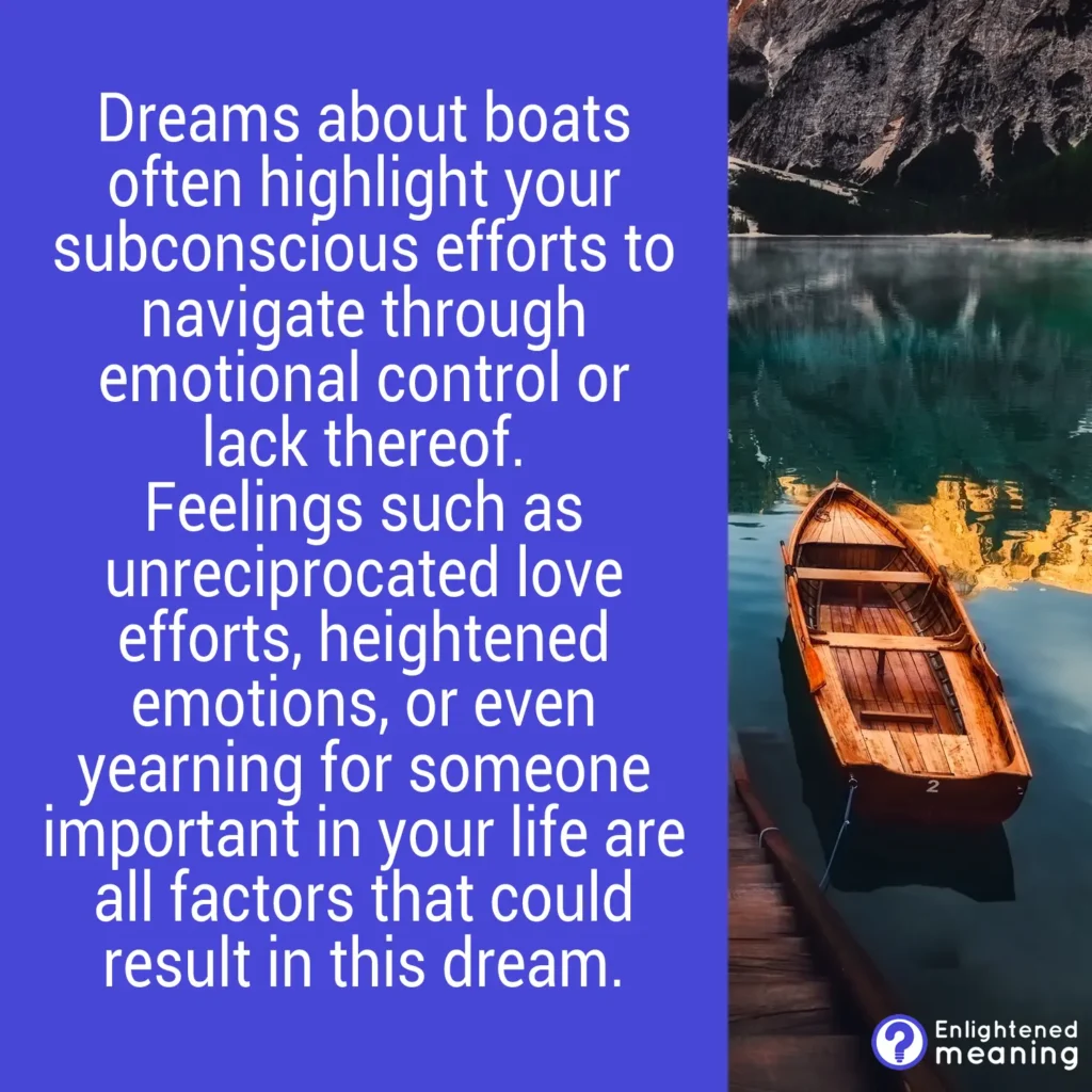 Meaning of Dreams About Boats
