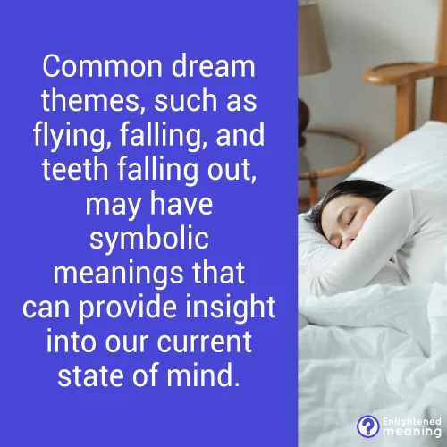 Types Of Dreaming and their meanings