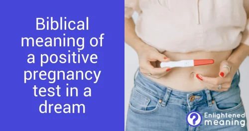 Biblical Meaning of Positive Pregnancy Test in Dream