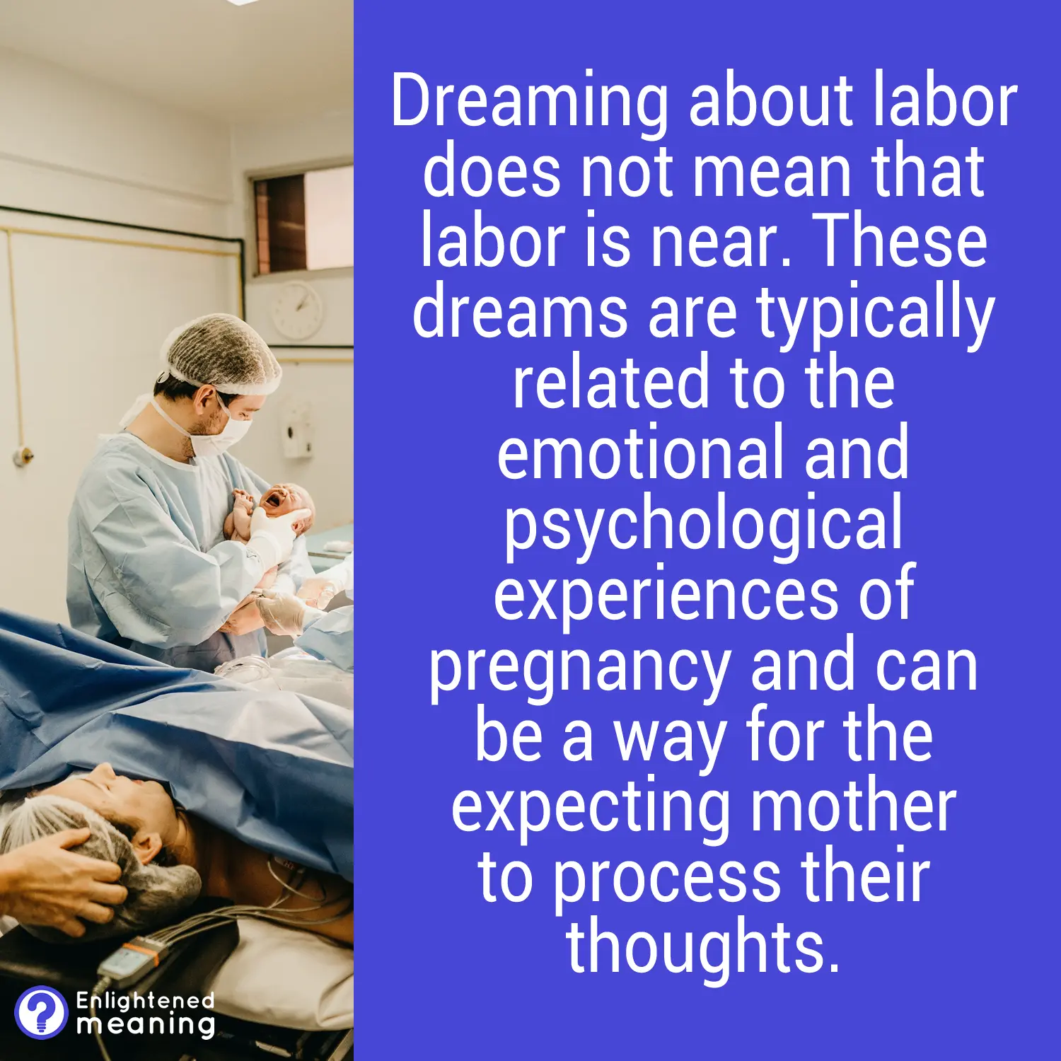 Does dreaming about labor mean labor is near