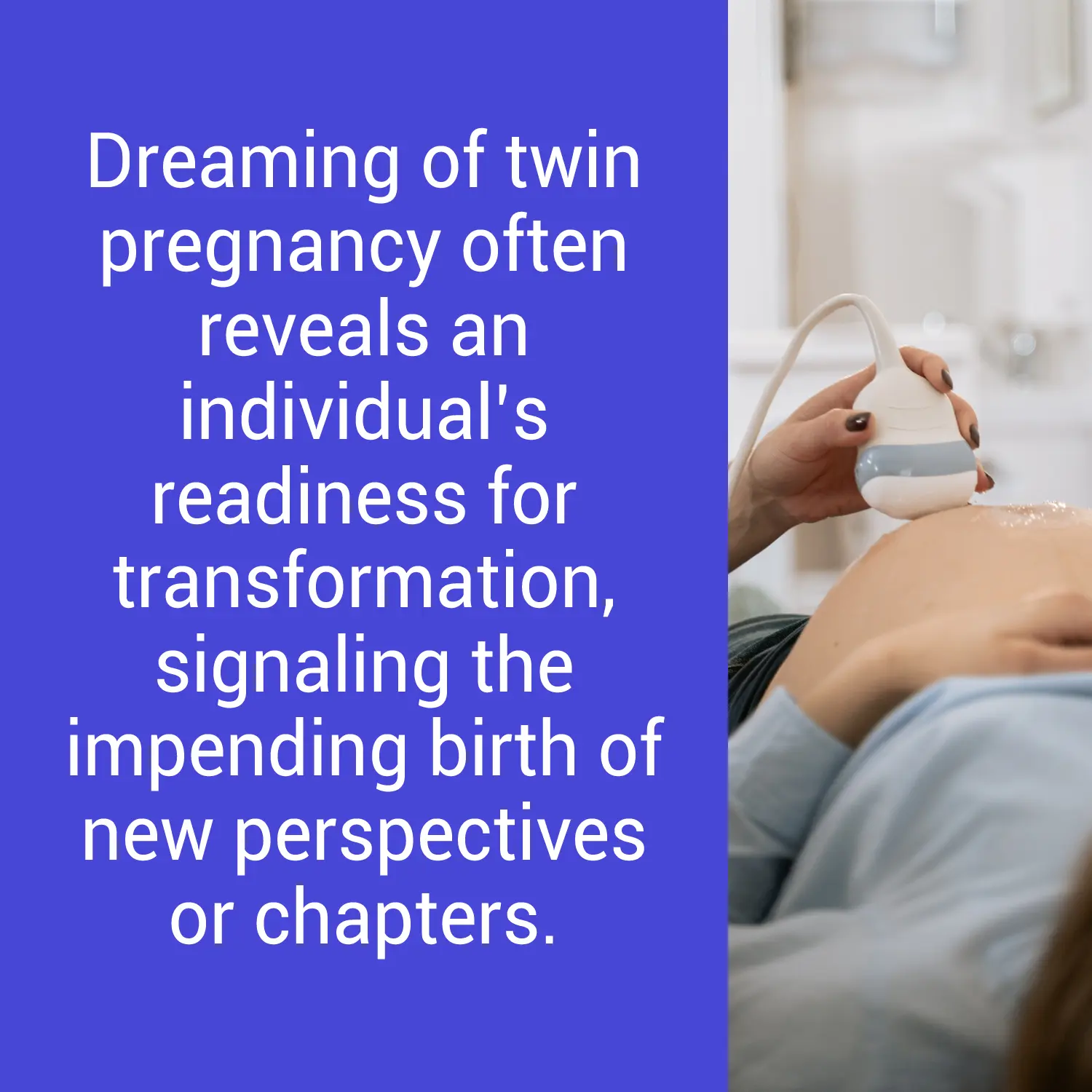 The meaning of dreaming of being pregnant with twins