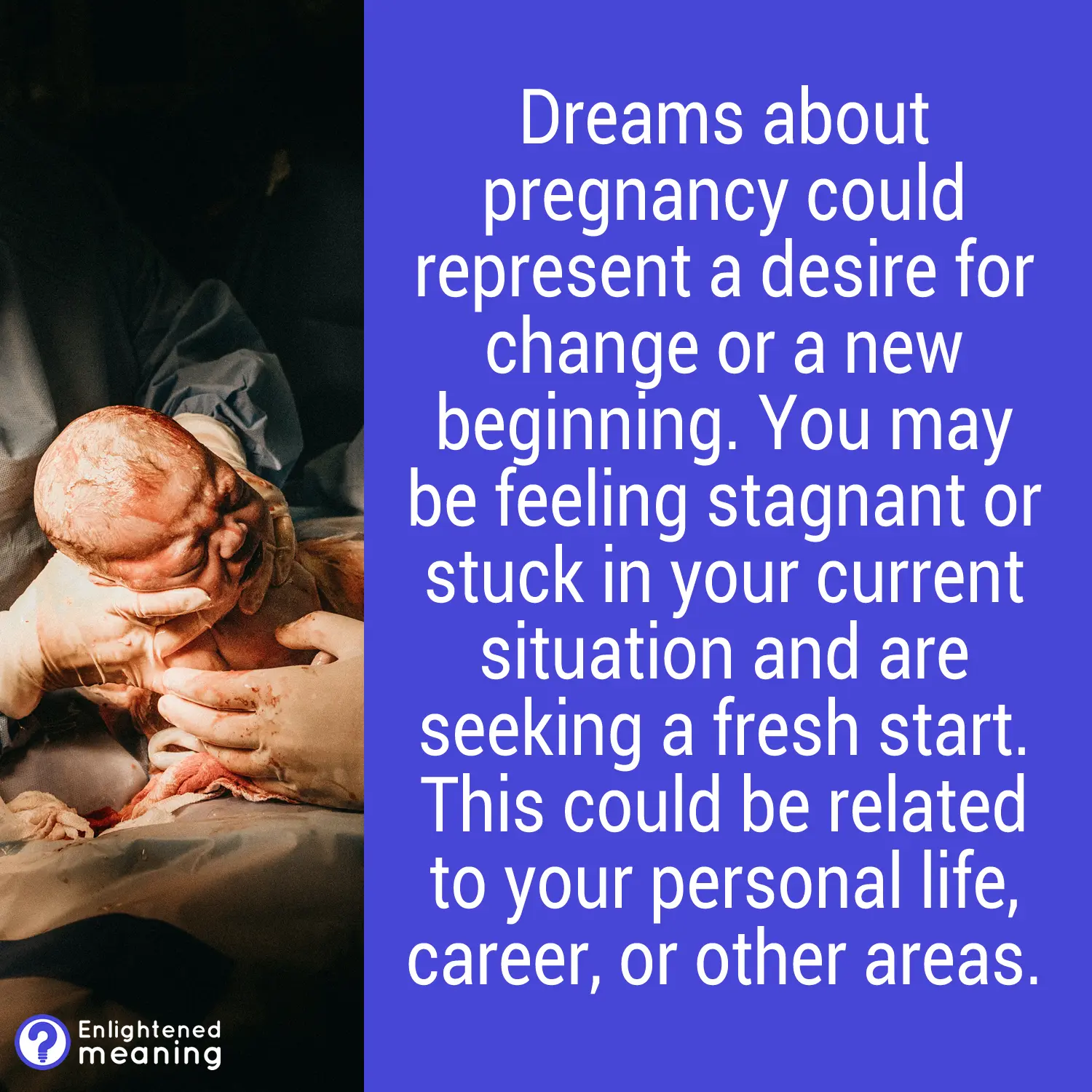 What do pregnancy dreams mean when you are not pregnant