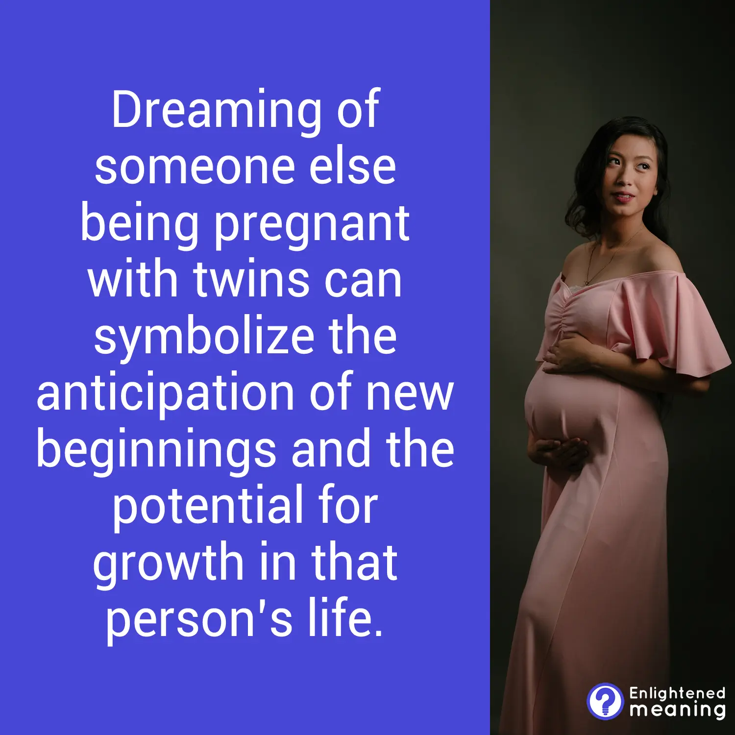 Dreaming of someone else being pregnant with twins