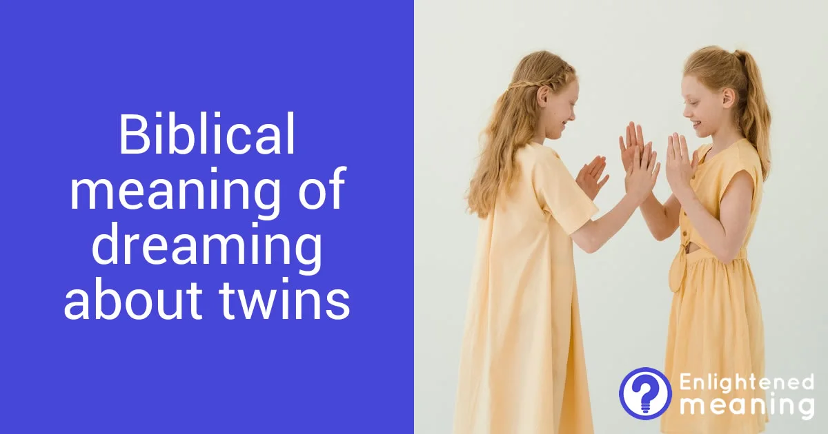 The meaning of dreams about twins in the bible