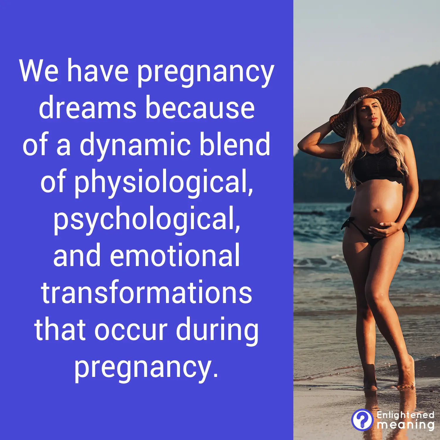 The meaning of pregnancy dreams