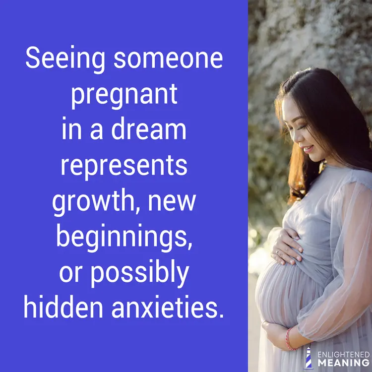 Seeing someone pregnant in a dream