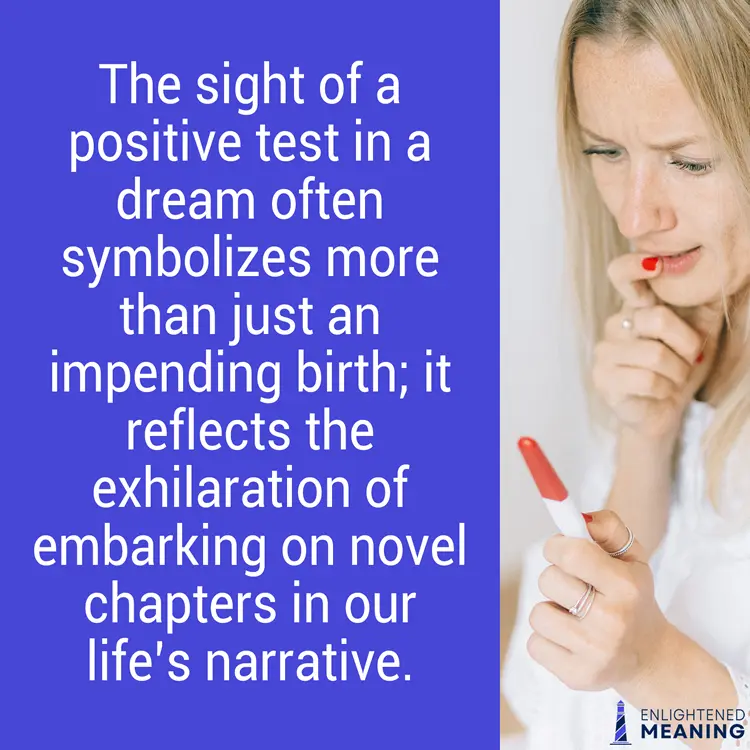 What is the Spiritual Meaning of a Positive Pregnancy Test Dream