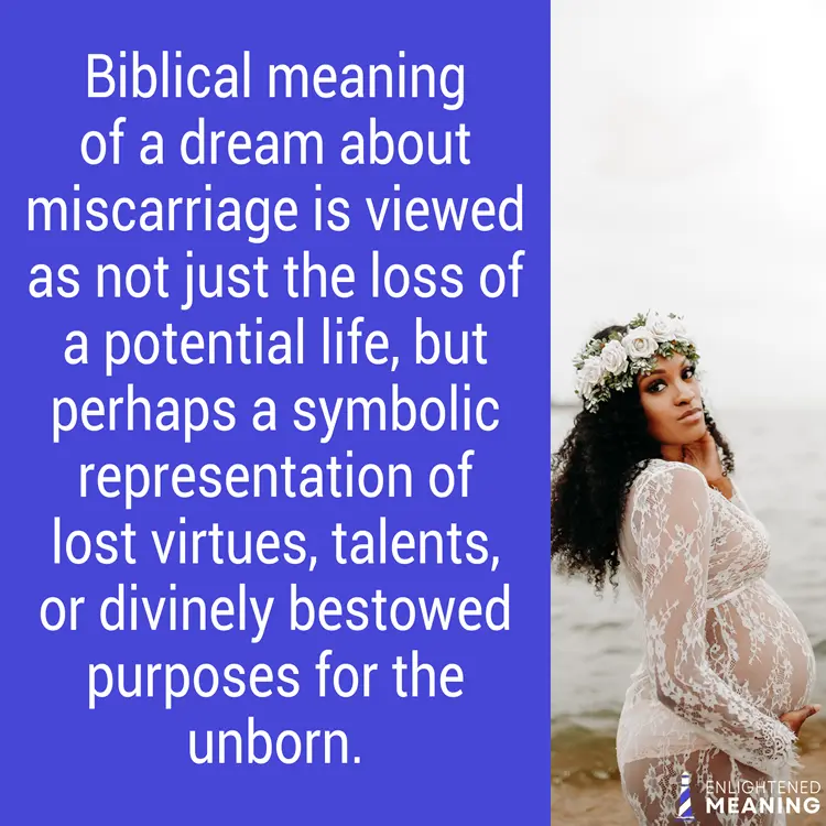 Biblical Meaning of Dream about Miscarriage