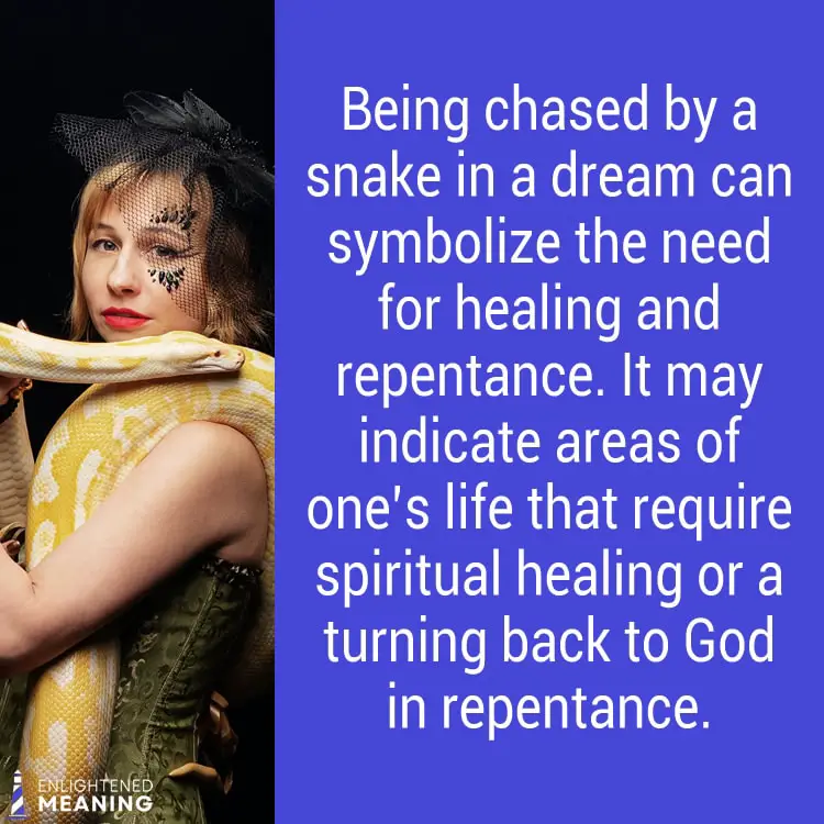 Being Chased by a Snake in a Dream