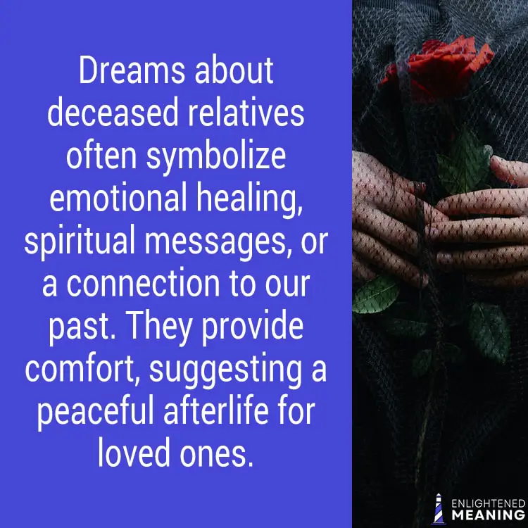 Biblical meaning of dreaming about dead relatives